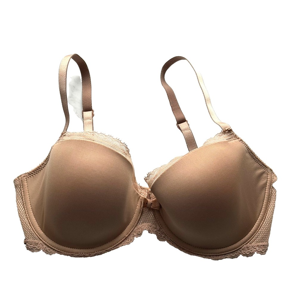 CHANTELLE Bra 1476 Parisian Demi Underwire Bra Size 30DDD NWT Nude Beige